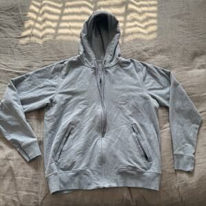 Mack Weldon Hoodie Jacket Full Zip Blue Athletic Leisure Size Large